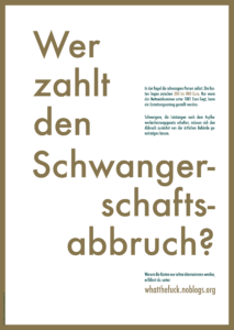 Wer zahlt den Schwangerschaftsabbruch?
